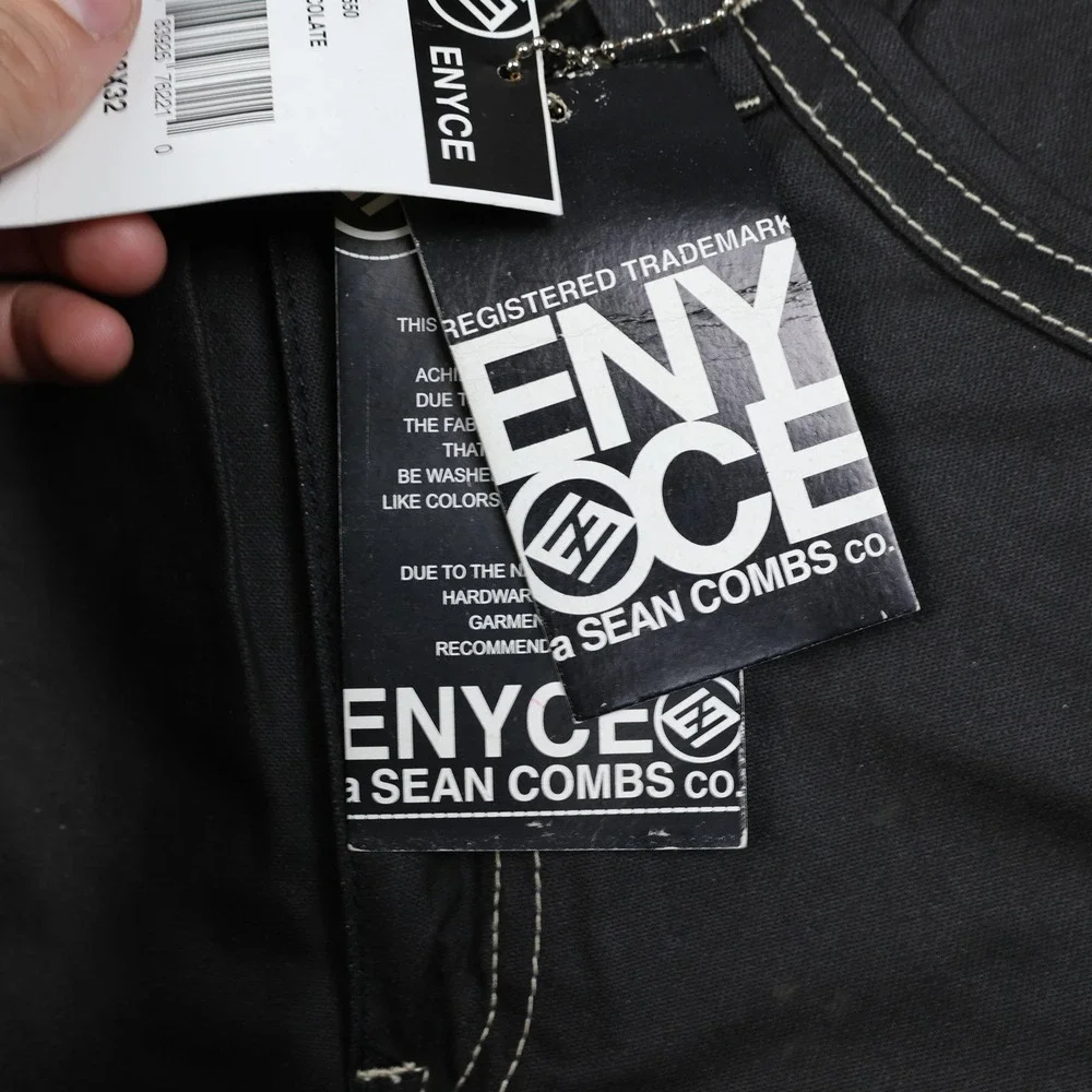 Enyce Jeans‎ Mens 38x32 Chocolate Brown Relaxed Fit 100% Cotton Sean Combs
